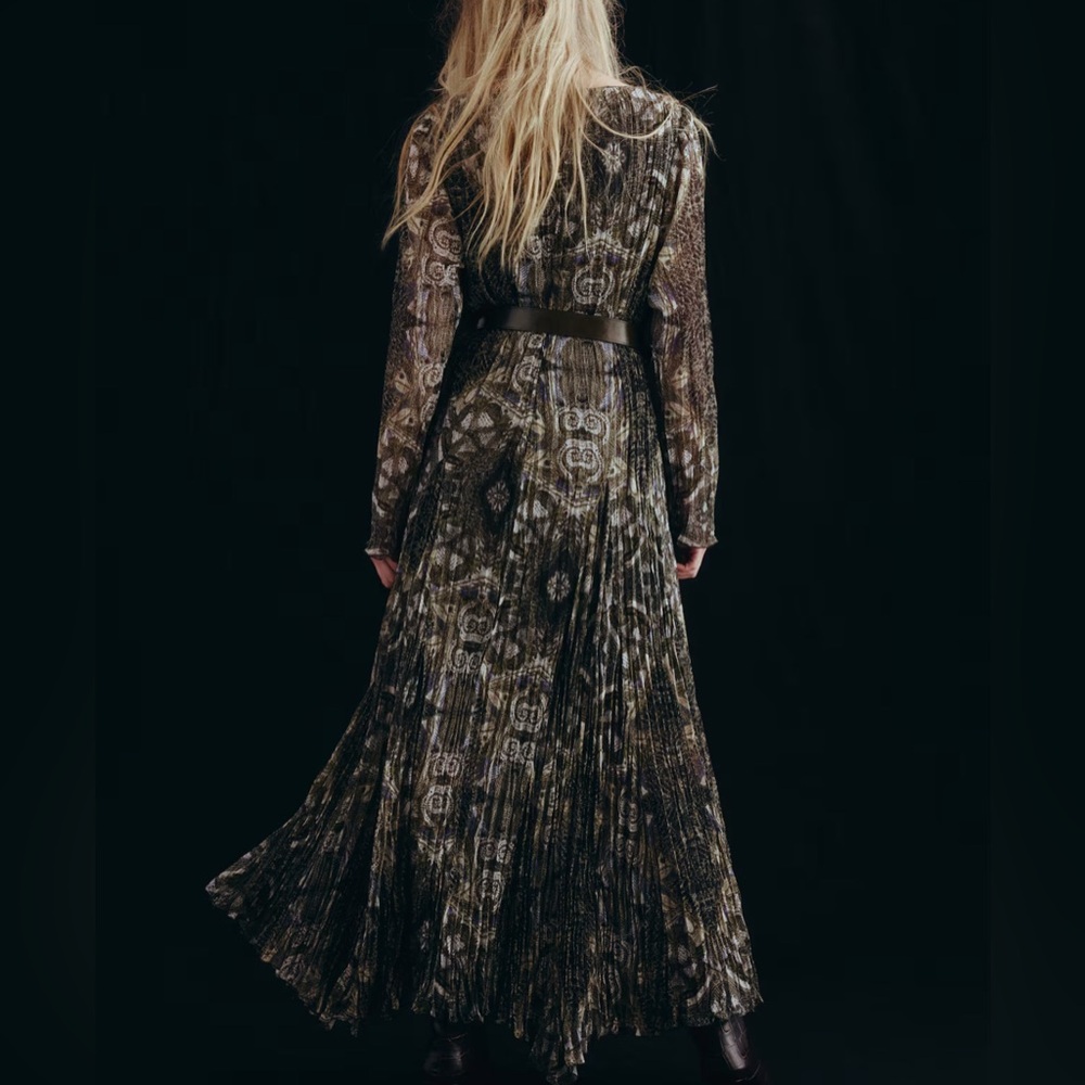 Hm crinkled dress large - Picture 1 of 9